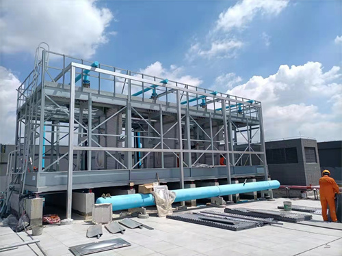 玻璃鋼冷卻塔產生大的振動聲響減小方法介紹(玻璃鋼冷卻塔檢修方案)